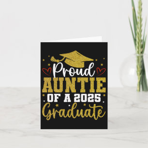 Carte Tante fière d'un(e) diplômé(e) de la promotion 202