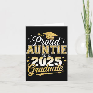 Carte Tante fière d'un étudiant diplômé de la promotion