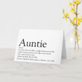 Carte Tante la meilleure du monde, définition de Tante (Fleur jaune)