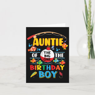 Carte Tante Of The Big One Pêche 1er Anniversaire Ofish