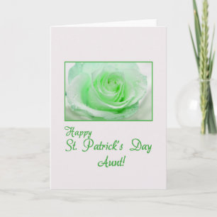 Carte Tante rose irlandaise St. Patrick