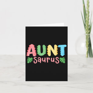 Carte Tante Saurus Enfants Dinosaur Anniversaire Fête Fa