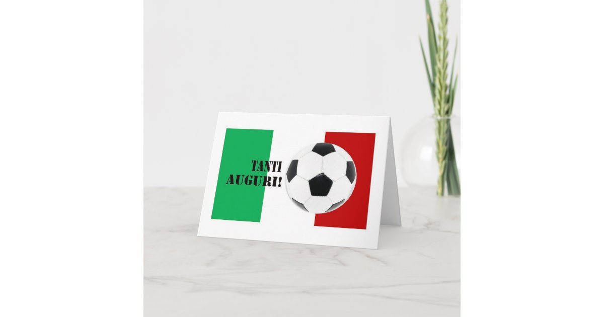 Carte Tanti Auguri Joyeux Anniversaire En Italien Zazzle Be