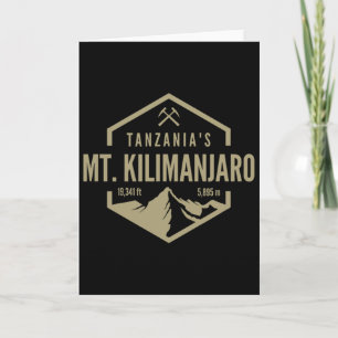 Carte Tanzanie Mt. Kilimanjaro 
