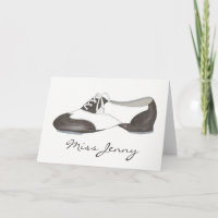 Tap cadeau de professeur de danse personnalisée Ox