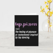 Carte Tap Dance Dap Dancing Tap Dance (Fleur jaune)