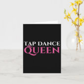 Carte Tap Dance Queen - Tap Dancing Enthousiaste Tap Dan (Fleur jaune)