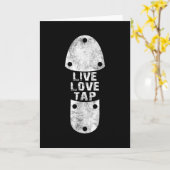 Carte Tap Dances - Live Love Tap Distressed for Tap (Fleur jaune)