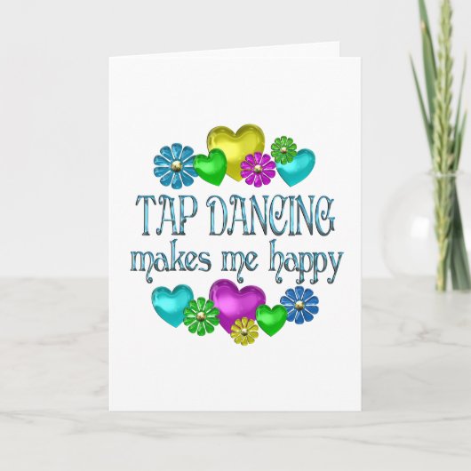 Carte Tap Dancing Happy (Devant)