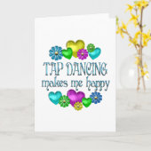 Carte Tap Dancing Happy (Fleur jaune)
