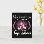 Carte Tap Danse Danse Danse Rythme Tapping Chaussures So (Fleur jaune)