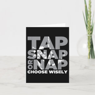 Carte Tap Snap Or Nap Jiu Jitsu Brésilien Bjj