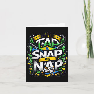 Carte Tap Snap ou Nap Soumission brésilienne de Jiu-jits