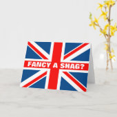 Carte Tapis à longs poils d'Union Jack (Fleur jaune)