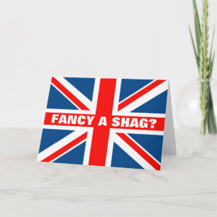 Carte Tapis à longs poils d'Union Jack