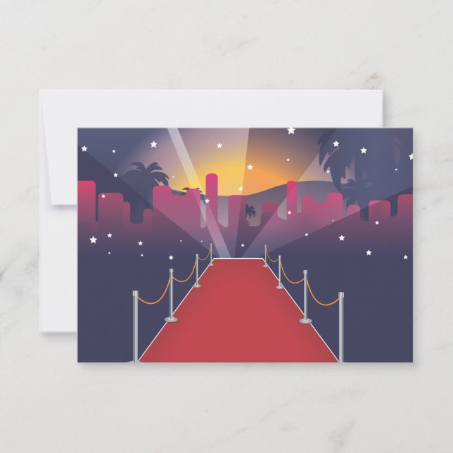 Carte Tapis Rouge de Célébrité (Devant)