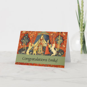 Carte Tapisserie Médiévale de la Dame et la Licorne : Ar