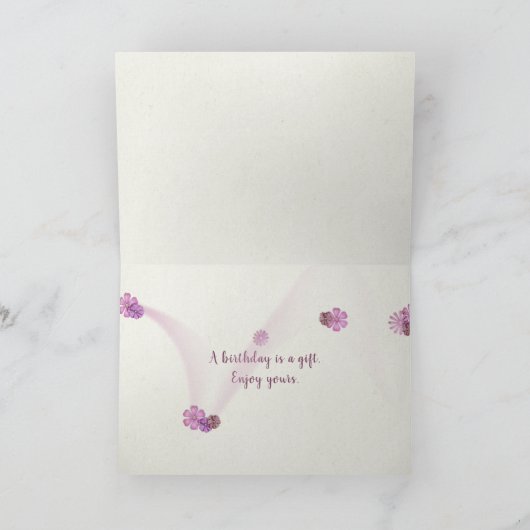 Carte tapisserie rose abstraite encadrée (Intérieur)