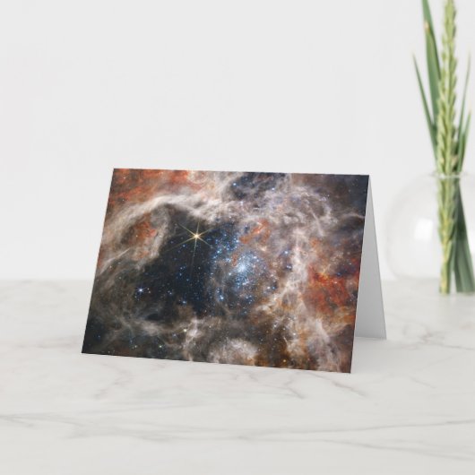 Carte Tarantula Nebula Image de JWST (Devant)