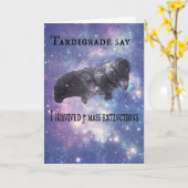 Carte Tardigrade dites - le coup dedans là ! (Fleur jaune)