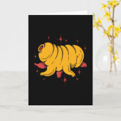 Carte tardigrade mou (Fleur jaune)