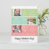 Carte tardive de Valentine de Noël/photo drôle (Debout devant)