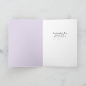 Carte Tarjeta de Ánimo Azul Acuarela Floral (Intérieur)