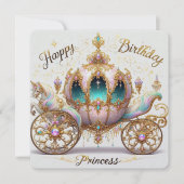 Carte Tarjeta de Cumpleaños Princess (Devant)