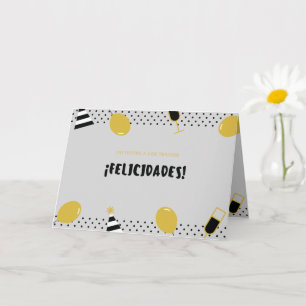 Carte Tarjeta de felicitación plegada