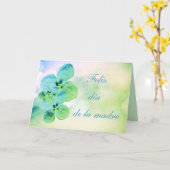 Carte Tarjeta de Feliz día de la Madre (Fleur jaune)