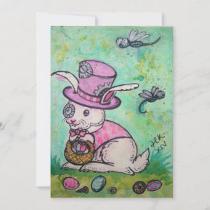 Carte Tarjeta de Pascua Wonderland Bunny
