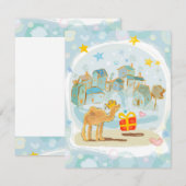 Carte Tarjeta/invitación/saludo de Reyes Magos (Devant / Derrière)