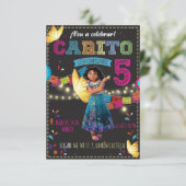 Carte Tarjeta plana (Debout devant)