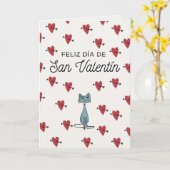 Carte Tarjeta San Valentín (Fleur jaune)