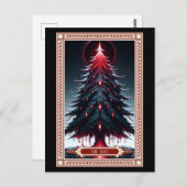 Carte Tarot Arbre de Noël (Devant / Derrière)