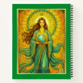 Carte Tarot Art Nouveau The World Journal (Dos)