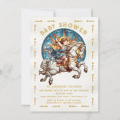 Carte Tarot Baby shower en verre tendu (Dos)