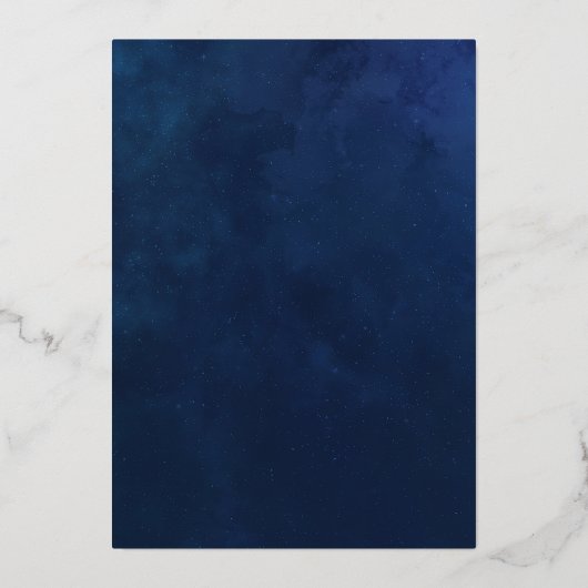 Carte Tarot bleu céleste Invitation à la douche nu (Verso)