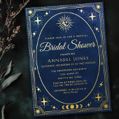 Carte Tarot bleu céleste Invitation à la douche nu