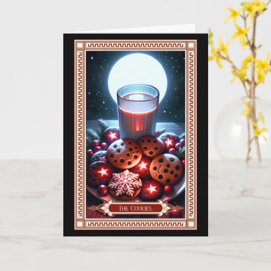 Carte Tarot Cookie Christmas (Fleur jaune)