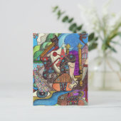 Carte Tarot de la Haute Prêtesse par Kaye Talvilah (Debout devant)