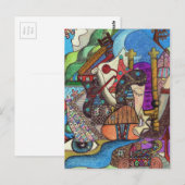 Carte Tarot de la Haute Prêtesse par Kaye Talvilah (Devant / Derrière)