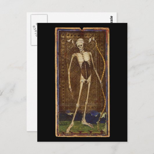 Carte Tarot de la mort (Devant / Derrière)