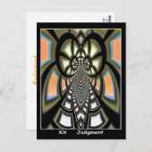 Carte Tarot du jugement (Devant / Derrière)