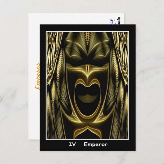 Carte Tarot Empereur (Devant / Derrière)