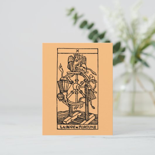 Carte Tarot : Fortune (Debout devant)