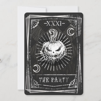 Carte Tarot Invitation Halloween