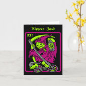Carte Tarot Jack Ripper Halloween Décor Occulte Ho (Fleur jaune)