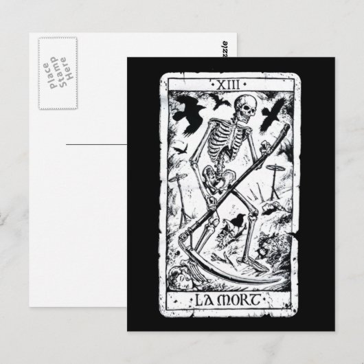 Carte Tarot La Mort (Devant / Derrière)