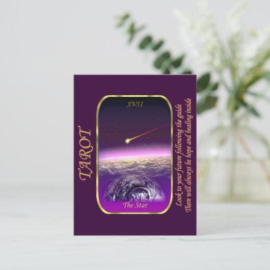 Carte Tarot - L'étoile (Debout devant)